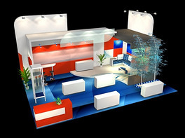 特裝展覽模型展示臺(tái)的圖文設(shè)計(jì)策略